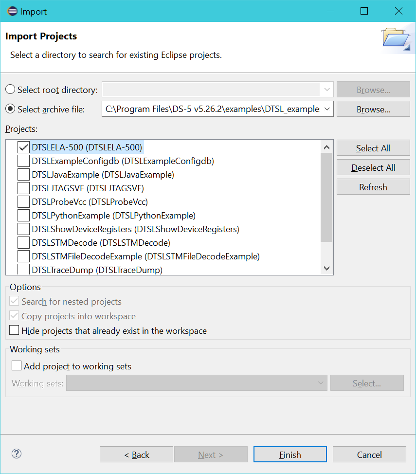 Import Eclipse Projects