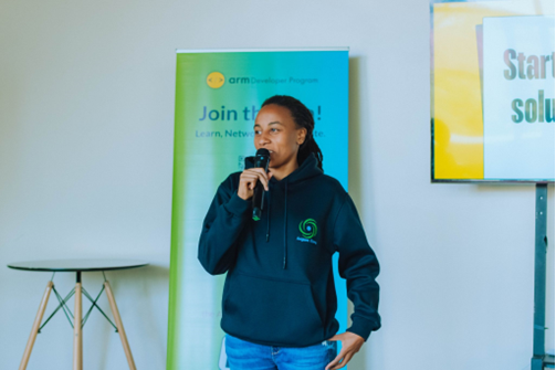 A picture of Valerie Githio, a Product Designer at Angaza Elimu