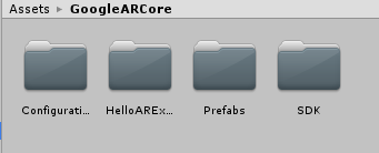 Google ARCore folder