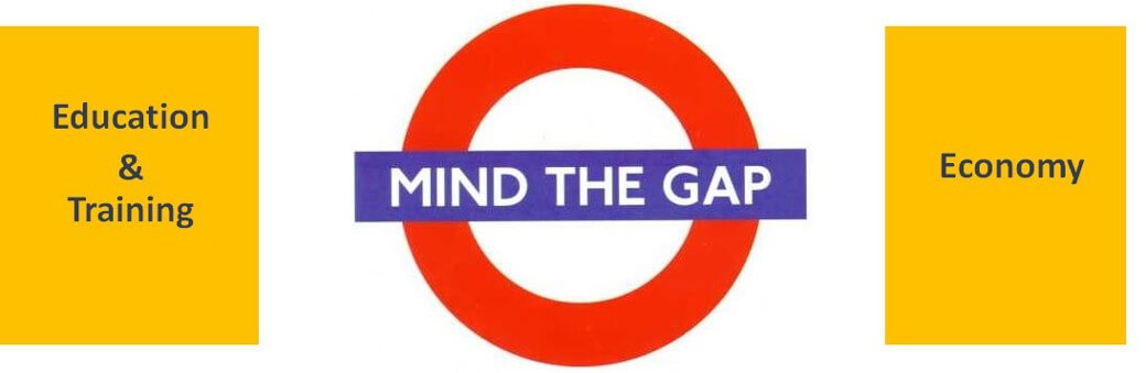 Mind the gap sign