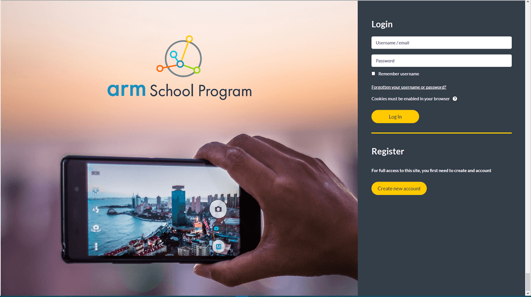 Arm School Program VLE login