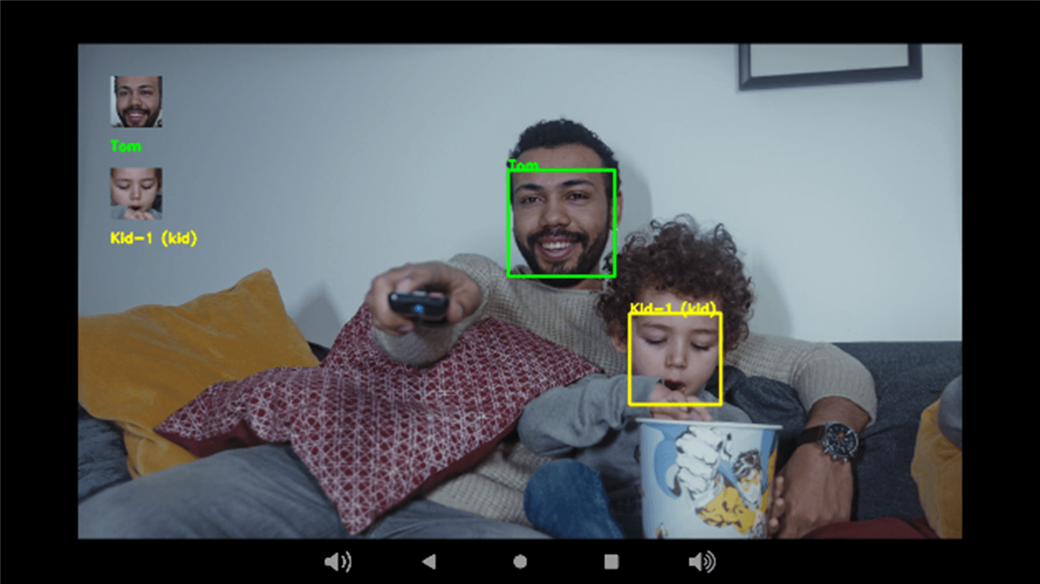 Image 2 demonstrating face recognition
