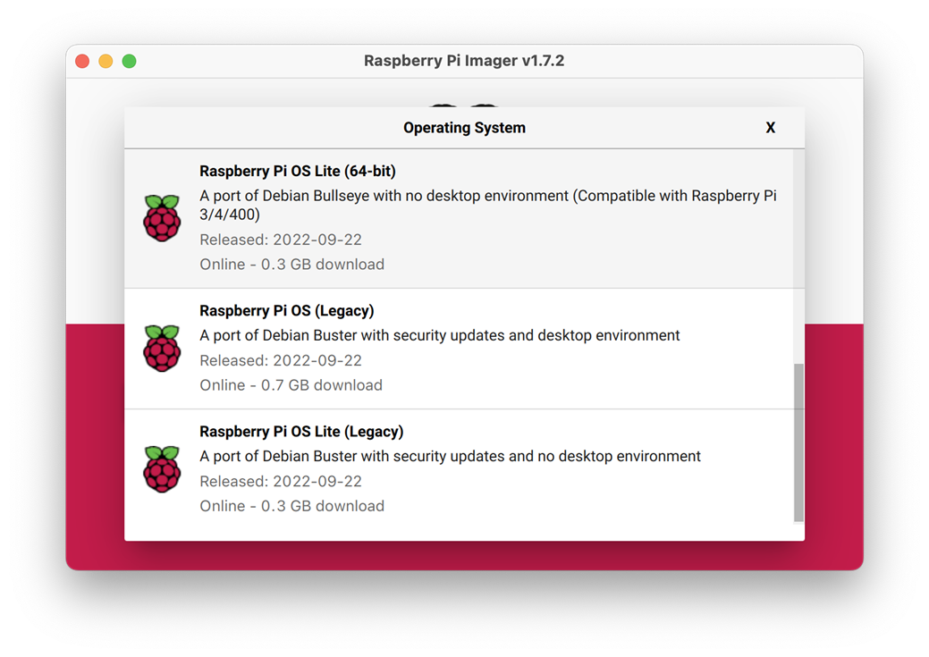 Raspberry Pi OS Lite