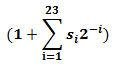  Calculation significand