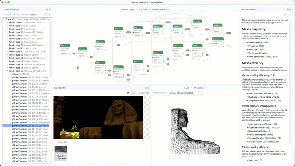 Frame Advisor tool demo