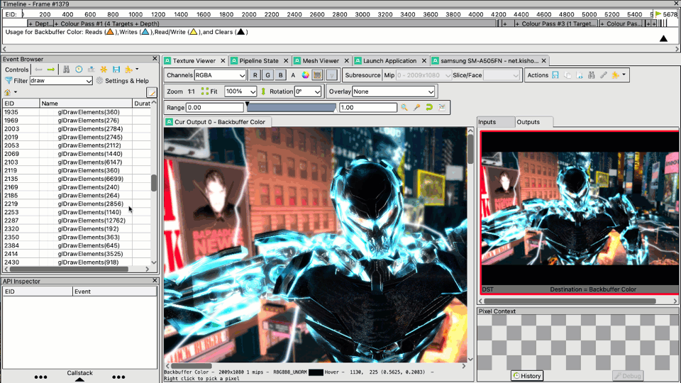 RenderDoc demo