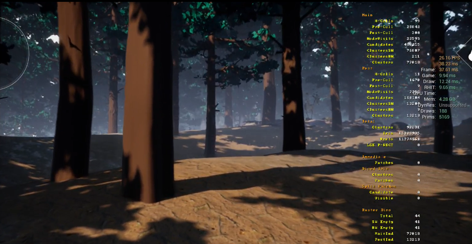 Proxy geometry tests - scene 2