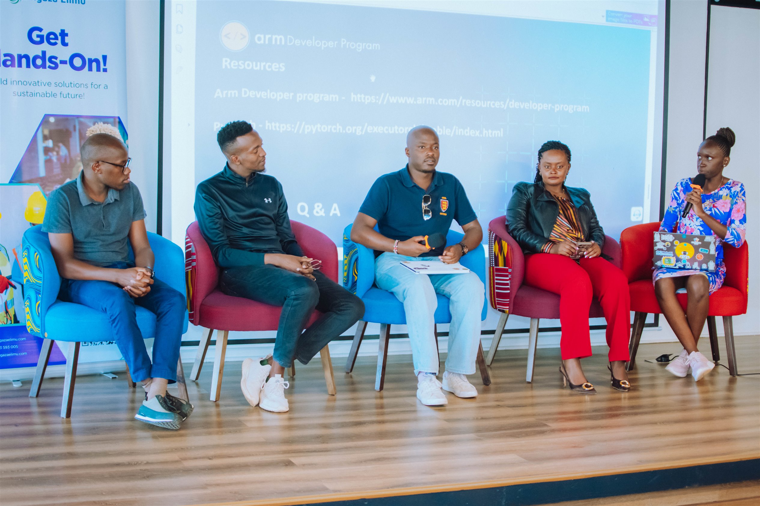 Speakers and panellists from the day