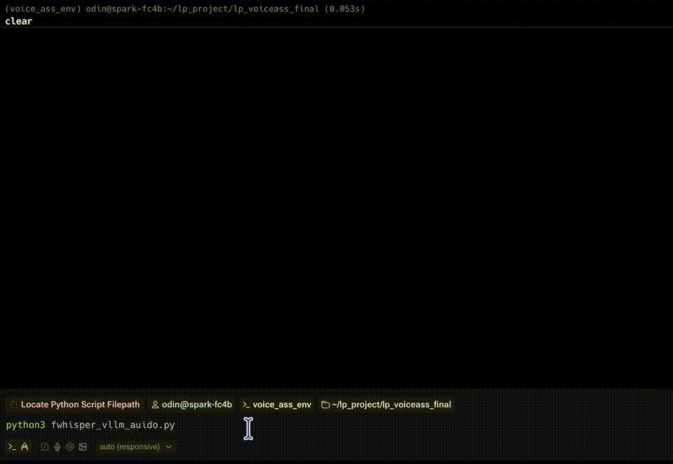 Response latency tracking the exact time from the end of the user's speech to the start of the LLM's response.