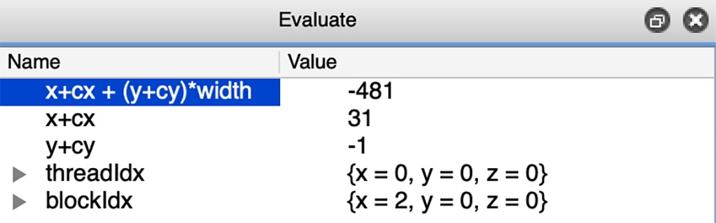 DDT Evaluate View