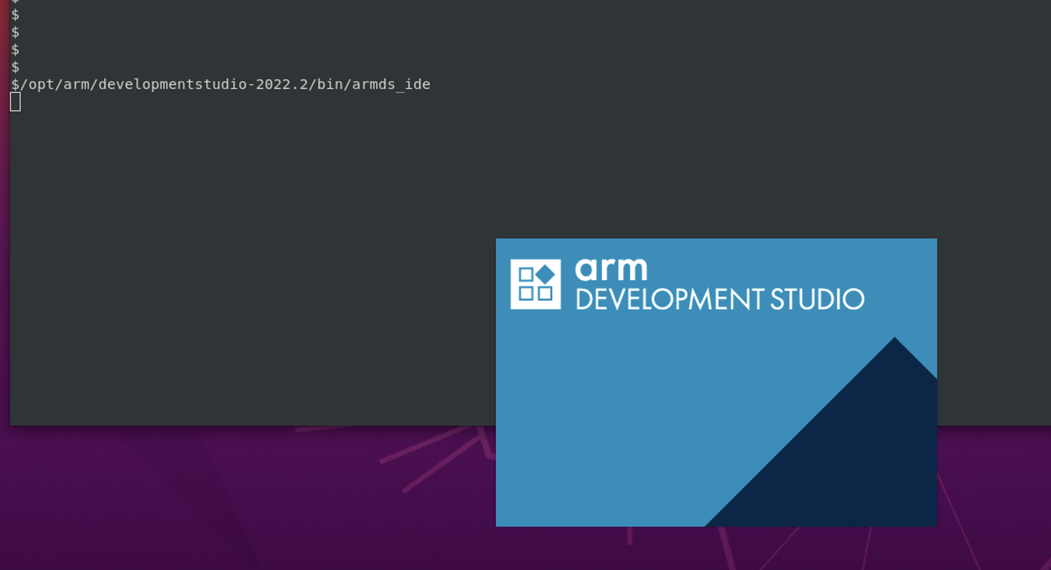  Run Arm DS from Command Line