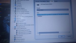 USB Serial Device com7 in devicemanager2