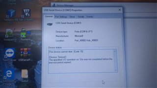 USB Serial Device com7 in device manager3