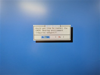 second option of installation of CheriBSD desktop