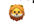  An image of an emoji lion.