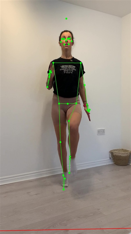 Results with BlazePose with blur and occlusions