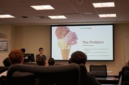 IoT Fridge photo of the presentation