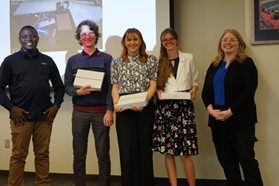 A picture that shows the team with the Cat Scanner project idea.
