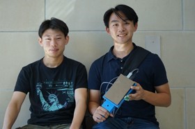 Magic Mirror project team with the project.