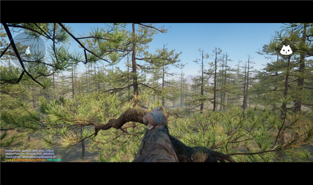 Final Nanite-enabled Mori forest scene demonstrating high visual quality and real-time performance on mobile hardware.Final Nanite-enabled Mori forest scene demonstrating high visual quality and real-time performance on mobile hardware.