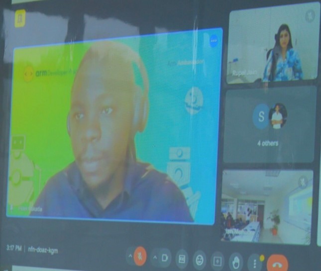 Arm Developer Program brief session Zoom call.