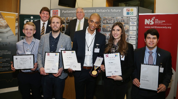 All five STEM for Britain award winners in the engineering category