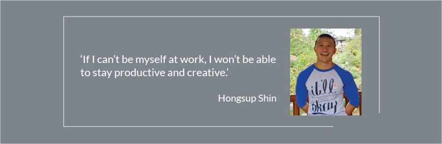 National Inclusion Week Hongsup Shin quote