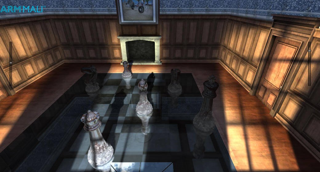 Chessroom with shadow map